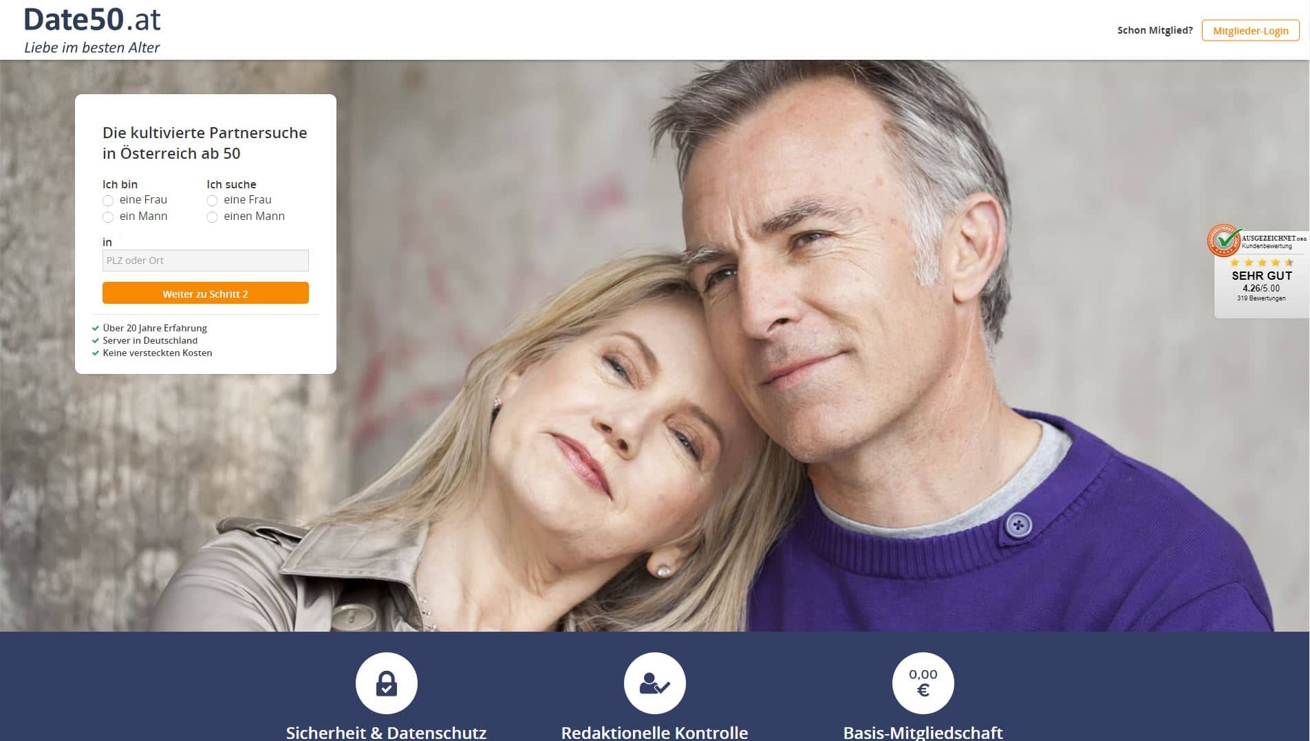 Dating-sites für senioren mit kostenlosen nachrichten